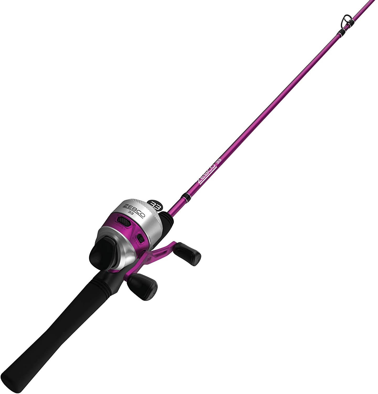 best fishing rod | Zebco 33 Spincast Reel and 2-Piece Fishing Rod Combo, Comfortable EVA Handle, Quickset Anti-Reverse Fishing Reel with Bite Alert